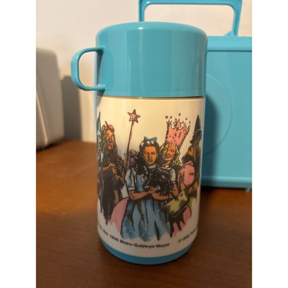 Vintage 1989 Wizard of Oz Lunchbox & Thermos Set – Aladdin 50th Anniversary - Picture 5 of 5